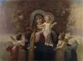 Hans Zatzka, (zugeschr.), Madonna im Rosenkranz