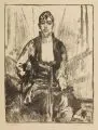 Ferdinand Dorsch, Bildnis einer jungen Frau, 1923, Umdrucklithographie