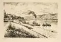 Wilhelm Eller, Laubegast, Lithographie