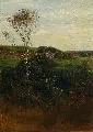 Wilhelm Claudius, Landschaft mit Birke