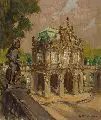Rudolf Poeschmann, Dresdner Zwinger- Blick auf den Wallpavillon