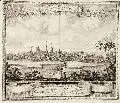 Johann Georg Mentzel, Procpect der Stadt Zittau gegen Süden, 1714, Kupferstich