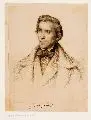 Adolf Erhardt, (zugeschr.), Portrait Ludwig Richter, Um 1851, Kupferstich