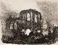 Otto Speckter, Kirchenruine, Um 1860, Lithographie