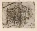 Ludwig Godenschweg, Am Webstuhl, Um 1920, Radierung auf Japan
