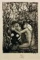 Louis Daguerre, Bruno Héroux, Fee mit Hamster, Um 1910, Lithographie