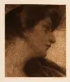 Max Pietschmann, Kircheninterieur/Damenportrait, Um 1900, Radierungen in Braun