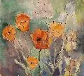 Gussy Hippold-Ahnert, Mohn und Schwertlilien