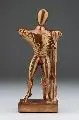 Giorgio de Chirico, Trovatore, 1968, Bronze, goldfarben, glänzend patiniert und poliert