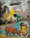Imro Weiner-Kráľ, Odchod leta, 1964, Olej na plátne