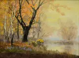 László Kézdi-Kovács, Lesné jazierko, Okolo 1910, Olej na plátne