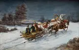 Nikolai Jegorovič Sverchkov, Ruská trojka, Okolo 1880, Olej na plátne