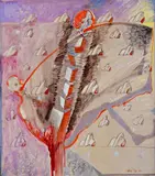Stanislav Balko, Balance, 1989, Olej na sololite