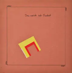 Vier Sätze und / oder Vier Stucke fur K. Malewitsch IV. by Milan Adamčiak, Okolo 2000, Koláž, fixka na papieri, sold Oct 2016