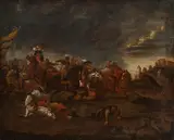 Jan Van Huchtenburg, Bojová scéna, Okolo 1700, Olej na plátne