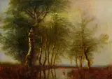 Ladislav Mednyánszky, Stromy pri rieke