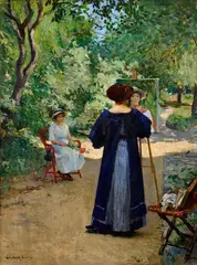 Dominik Skutetzky, Plenér, 1911, olej na plátne