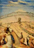Martin Benka, Pod mohylou slovenského bohatiera (Štúdia z Brezovej)