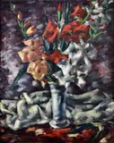 Viliam Ruttkay-Nedecký, Gladioly vo váze, Okolo 1940, Olej na plátne