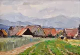 Július Ludwig Balogh, Jediná, Okolo 1970, Olej na plátne, dublované
