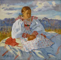 Jan Hála, Dievča s Važca, 1931, Olej na plátne
