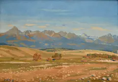 Jan Hála, Jeseň pod Tatrami, 1948, Olej na plátne