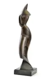 Alexander Archipenko, Čierne torzo, Neskoršia edícia, Bronz, drevený podstavec