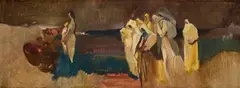 Veľká Morava (Symfónia) by František Kudláč, 1985, Olej na plátne, sold Mar 2016