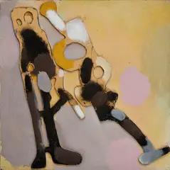 Miroslav Cipár, Príbeh III., 2009, Tempera, asambláž na preglejke