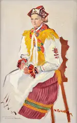 Martin Benka, Žena so Závadky, Okolo 1933, Olej na plátne