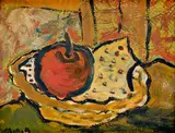 Miloš Alexander Bazovský, Zátišie, Okolo 1946 - 47, Olejová tempera na kartóne