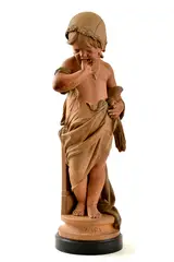 Adolphe Maubach, Dievčatko (Noel), Okolo 1880, Terakota