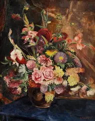 Bohumil Dvorský, Kytica, 1928, Olej na plátne