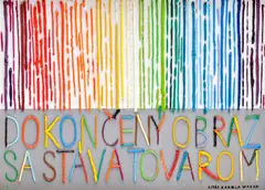 Michal Studený, Dokončený obraz sa stáva tovarom, 2012, Kombinovaná technika na lepenke