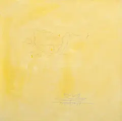 Martin Knut, Z cyklu Skrývačky, 1992, Akryl, olej na plátne