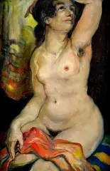 Július Jakoby, Akt ženy, 1932, olej na plátne