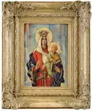Matka božská - ustavičnej pomoci (štúdia k oltárnemu obrazu pre kostol sv. Martina v Martine) by Martin Benka, 1947, Olej na plátne, sold Nov 2015