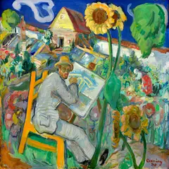 Juraj Collinásy, Van Gogh, 1947, Olej na plátne