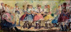 Július Bukovinský, Karička, Okolo 1955, Olej na plátne