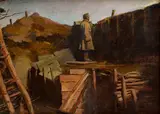 Ladislav Mednyánszky, Vojak v zákope