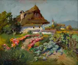 Jozef Teodor Mousson, Záhon pri dedinskom dome