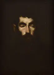 Gyula Éder, Hlava muža, 1902, Olej na plátne