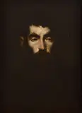 Gyula Éder, Hlava muža, 1902, Olej na plátne