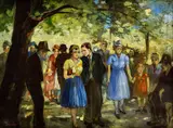 Anton Jasusch, Promenáda v parku