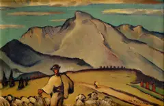 Martin Benka, Pod Kriváňom, Okolo 1930, Olej na plátne