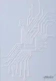 Eva Mária Trajterová, Ojatie (haptický obraz), 2013, Reliéfny plast