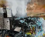 Jakub Trajter, Zánik, 2015, Akryl na plátne