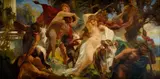 Hans Makart, Mytologická scéna, Okolo 1920, Olej na plátne