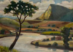 František Hála, Krajina, Okolo 1940, Olej na plátne