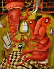 Lipták Fero, Trúbkár, 2010, Olej na plátne